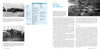 Two black-and-white photos depict British WWII aviation: one features a Hawker Hurricane in flight, the other shows a pilot beside his plane. The right page has text and a color image of Hurricanes over fields. Published by Schiffer Publishing, Ltd.