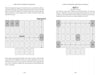 Two pages from The Art of Lenormand Reading by Schiffer Publishing, Ltd. show illustrated charts: one explains card layout positions for "PAST," the other details KEY 3: The Four Corners method for reading Lenormand cards.