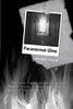 A black-and-white poster for “Campfire Tales Midwest” by Schiffer Publishing, Ltd. shows a dark, eerie hallway above flames, evoking Midwest ghost stories. The text below reads: “The wine flutes between the two friends shook, ripples expanding in the cool fragrant liquid.”.