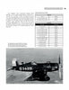 Black-and-white photo of Argentinian Navy F4U-5NL Corsair "3-A-201." Above is a table with related codes. Featured in "Night Cats and Corsairs" from Schiffer Publishing, Ltd.