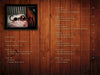 A wooden background holds a framed baby photo with “Contents” above it. The table lists true ghost stories, chapters, and locations from Paranormal Canadian Tales by Schiffer Publishing, Ltd., with page numbers on the right.