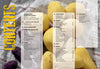 A table of contents from Schiffer Publishing, Ltd.'s "French Fries" is overlaid on potatoes and newspaper, with bold yellow CONTENTS text vertically on the left, highlighting fries recipes, tips, sauces, and veggie dishes.