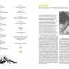 A book spread from "Eric Stanton & the History of the Bizarre Underground" (Schiffer Publishing, Ltd.) shows a table of contents with vintage pin-up art on the left; on the right, a foreword and a black-and-white lingerie magazine cover.