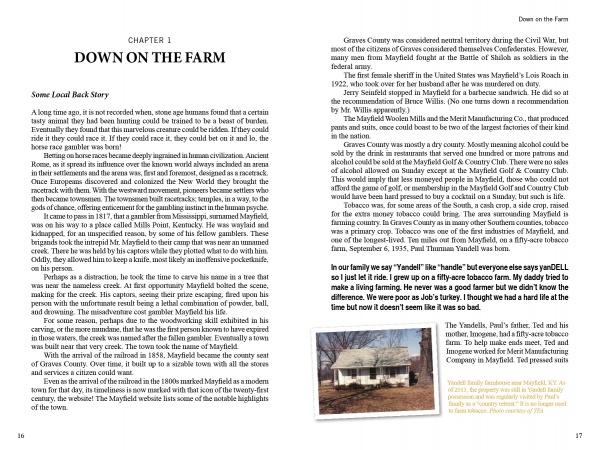 A spread from "Paul Yandell, Second to the Best" (Schiffer Publishing, Ltd.) shares Geneva County, Alabama’s history and rural American life, featuring a white house photo that evokes scenes familiar to country guitarists like Paul Yandell.