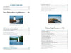 The "Lighthouses and Coastal Attractions of Northern New England" by Schiffer Publishing, Ltd. features a table of contents listing lighthouse sections with photos of white coastal lighthouses in New Hampshire and Maine.