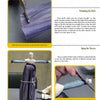 Explore Appalachian craft traditions with "Making Colorful Corn Shuck Dolls" by Schiffer Publishing, Ltd.—a step-by-step guide on trimming the doll’s skirt, tying the waist with string, and using ribbons to finish the sleeves.