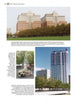 A page from Schiffer Publishing, Ltd.'s "Hoboken" shows three photos: office buildings behind trees, a riverside memorial with an American flag in Hoboken, NJ, and a modern apartment building with balconies. Text surrounds the images.