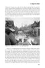 A black-and-white photo from "Duty Before Self: The Story of the 781st Tank Battalion in World War II" by Schiffer Publishing, Ltd. depicts Sherman Easy Eight tanks and soldiers navigating a war-damaged village street lined with ruined buildings.