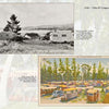 Discover vintage RV history with "Pictorial Guide to RVing" by Schiffer Publishing, Ltd.—featuring classic images, from a black-and-white Scottish lakeside scene to a colorful 1950s Florida trailer park postcard—ideal for collectors and history buffs.