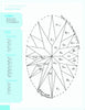 The Mariner's Compass Quilts diagram by Schiffer Publishing, Ltd. is a helpful guide, showing an oval split into labeled, numbered sections for piecing with fabric notes and a dashed line to indicate sewing direction.