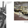 Left: Black and white photo of soldiers with a Hummel or Nashorn/Hornisse, featured in Schiffer Publishing, Ltd.'s "Hummel and Nashorn/Hornisse." Right: Camouflage tanks on museum display with informational signs.