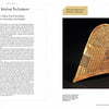 A two-page spread in "Korean Metal Art" by Schiffer Publishing, Ltd. shows cold joining techniques step-by-step on the left and a gold filigree helmet photo on the right, highlighting rich metalworking traditions.