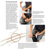 Basketry by Schiffer Publishing, Ltd. offers a step-by-step photo tutorial with detailed instructions and four images showing hands weaving a round base with thin wooden strips, demonstrating basketry techniques on a flat surface.