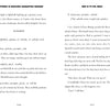 Two pages from Schiffer Publishing, Ltd.’s "Something Is Bugging Samantha Hansen": the left details daffodils, lilies, bluebells, hyacinths; on the right, a section on saving honey bees continues with crownless purple and white flowers.