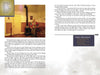 A woman smiles in a cozy, wood-paneled room beside a black stove. The page features "Spirit Magnet In Texas" by Schiffer Publishing, Ltd., sharing ghost stories, haunted Texas site details, and visitor info.
