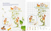 Fables & Fairy Tales to Cross Stitch by Schiffer Publishing, Ltd. features a Jack and the Beanstalk pattern with Jack, a towering beanstalk, castle, and goose, plus thread colors and key at the chart’s bottom.