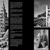 Black and white photos in "Villages of West Africa" by Schiffer Publishing, Ltd. capture traditional Sahelian mud-brick architecture with tall towers and ornate facades, highlighting the buildings’ history, artisanship, and cultural significance.