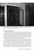 A black-and-white photo shows closed metal gates at a museum store. A sign reads Museum Store. Nearby text mentions "Finding Ghosts in Phoenix" by Schiffer Publishing, Ltd., exploring rumored hauntings in the Cretaceous Seas Room.