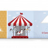 Think Triangles! by Schiffer Publishing, Ltd. features a striped triangle, a carousel with horses, and a cutout reading “1 Carousel!” with a Ferris wheel in the background—ideal for building analytical thinking skills.