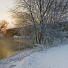 Capture the charm of Amish country with Bridges of Lancaster County Postcards from Schiffer Publishing, Ltd.—featuring snow-covered landscapes, frosty trees, and iconic covered bridges just like classic color postcards.
