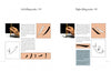 In "An Introduction to Chinese Calligraphy" by Schiffer Publishing, Ltd., two pages illustrate Kaishu-style strokes: the left page covers the left-falling stroke (#8) with hand photos and steps; the right shows similar lessons for the right-falling stroke (#9).