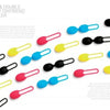 Rows of colorful Objects of Desire trainer toys by Schiffer Publishing, Ltd. in black, blue, yellow, and pink are diagonally arranged on a white background, with product descriptions and text in the upper left and lower right corners.