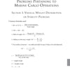 A page from Marine Cargo Operations by Schiffer Publishing, Ltd. provides formulas for vertical weight distribution and stability, plus an example about cargo stowage and a ship’s cargo and weight distribution.