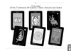 Six illustrated cards from The Star Road Map by Schiffer Publishing, Ltd. appear in two rows, featuring Mesoamerican-inspired glyphs and symbols with titles like Day, Underworld, Empress, Moon, Overworld, and Creation.
