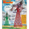 A vibrant illustrated cover of "Offshore Windpower" by Schiffer Publishing, Ltd. displays two massive steel wind turbines with rotating blades, highlighting how these structures generate renewable energy from wind.