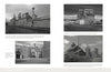 Down by the Feed Mill" by Schiffer Publishing, Ltd. features a grayscale photo collage of historic grain elevators and silos in rural America, highlighting structures that once drove the agricultural economy, with descriptive text included.
