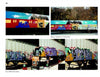 Truck Art" by Schiffer Publishing, Ltd. features three photos of NYC graffiti: vibrant “Mets” and “Yankees” murals on trains above, with two artists painting a semi-truck trailer below.