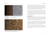 Two microscope images from "Sharpening Woodworking Tools" by Schiffer Publishing, Ltd. reveal steel microstructures—granular at 500 µm and banded at 1 mm. The text covers tool steels and sharpening methods for top woodworking performance.