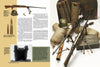 Mauser Rifles, Vol. 1 by Schiffer Publishing, Ltd. features a two-page spread with detailed text and labeled images of Mauser rifles, ammunition, WWI helmets, and other military gear and artifacts.