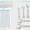 On the left page, a validation grid features numbers and letters; on the right, six cartoon wrenches labeled Doozs Toolbox await—ideal for building problem-solving skills in Escape Game Adventure: Operation Pizza from Schiffer Publishing, Ltd.