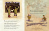 Two pages from Sticks ’n’ Stones ’n’ Dinosaur Bones by Schiffer Publishing, Ltd.: Left—two men unveil a Dinosaurs Discovered sign above a skeleton; right—one man observes a dinosaur skeleton with a species diagram above.