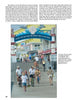 A group enjoys Wildwood, New Jersey’s lively boardwalk—passing under the “Through This Arch Walk the Happiest People in the World” sign—amid neon lights and Doo Wop style as seen in Wildwood's Neon Nights & Motel Memories from Schiffer Publishing, Ltd.