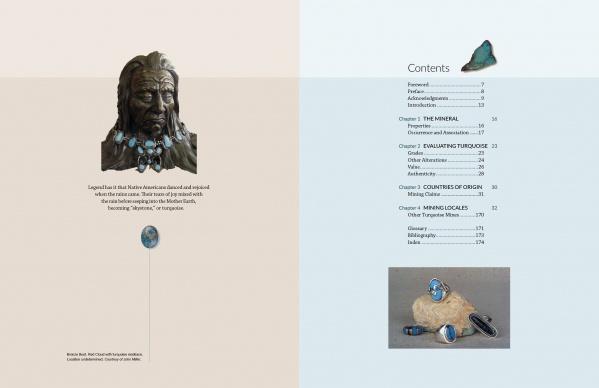 Turquoise Mines, Minerals, and Wearable Art Contents