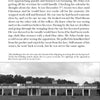 A page from "Ghosts of the North Carolina Shores" (Schiffer Publishing, Ltd.) describes a man’s ghostly encounter in a shipyard. Below is a grayscale photo of simple shoreline buildings, captioned about haunted North Carolina towns.