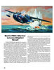A vintage illustration from "Box Top Air Power" by Schiffer Publishing, Ltd. shows a Martin PBM-5 Mariner seaplane in classic U.S. Navy livery flying above the water, capturing the spirit of historic aviation art.
