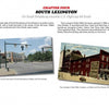 Page with two images: a modern South Broadway at Vine Street scene and a vintage Lexington Roller Mills Company postcard—ideal for fans of historical Lexington, Kentucky. From Schiffer Publishing, Ltd.