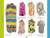 A collage showcases vintage-inspired dresses and shirts in bright patterns, each on a mannequin, highlighting styles from Terry Cloth by Schiffer Publishing, Ltd., with nods to retro fashion and classic sewing patterns.