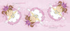 Three illustrations of a joyful young girl twirling in a purple crown and dress on a pink background from "I Am Not a Princess!" by Schiffer Publishing, Ltd.—a children's book celebrating self-identity.