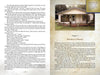 Two book pages: the left has text and a photo of a man with a child; the right introduces the chapter "Stanley's House" and a color photo of a white house, teasing haunted Texas tales in Spirit Magnet In Texas by Schiffer Publishing, Ltd.