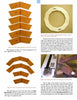 “Segmented Bowls for the Beginning Turner” by Schiffer Publishing, Ltd. offers step-by-step guides for gluing and sanding wooden rings, with detailed images and captions—perfect for beginners making segmented bowls on the lathe.