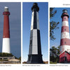 Discover three iconic American lighthouses featured in "Keep Your Glow On" by Schiffer Publishing, Ltd.: Barnegat Lighthouse in NJ, New Cape Henry and Assateague Island Lighthouses in VA—a true guide to lighthouses in the United States.