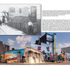 A collage of a city, "Changing Jersey City" by Schiffer Publishing, Ltd., features vibrant Newark Avenue and Journal Square, capturing Jersey City's historic essence.