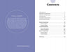 A two-page spread from *Pennsylvania's Preserved Lands* by Schiffer Publishing, Ltd.: The left page has a purple background with a disclaimer about outdoor risks in Pennsylvania; the right lists the table of contents for the nature guide.