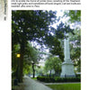 A photo labeled as the view of Bull Street from Monterey Square showcases historic architecture featured in Savannah Architectural Tours by Schiffer Publishing, Ltd.—a perfect guide for exploring Savannah’s classic walking tour stops.