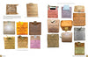 A curated array of vintage Italian and foreign ammo cartons, many tied to the Model 1891 Carcano Rifle’s legacy, displayed in rows—each labeled by caliber and maker. Featured by Schiffer Publishing, Ltd.