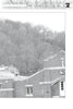 A black-and-white photo of a brick building and leafless trees evokes the chilling tales found in "Fright to the Point: Ghosts of West Point" from Schiffer Publishing, Ltd., exploring eerie legends like those of Benedict Arnold and Major Andre.